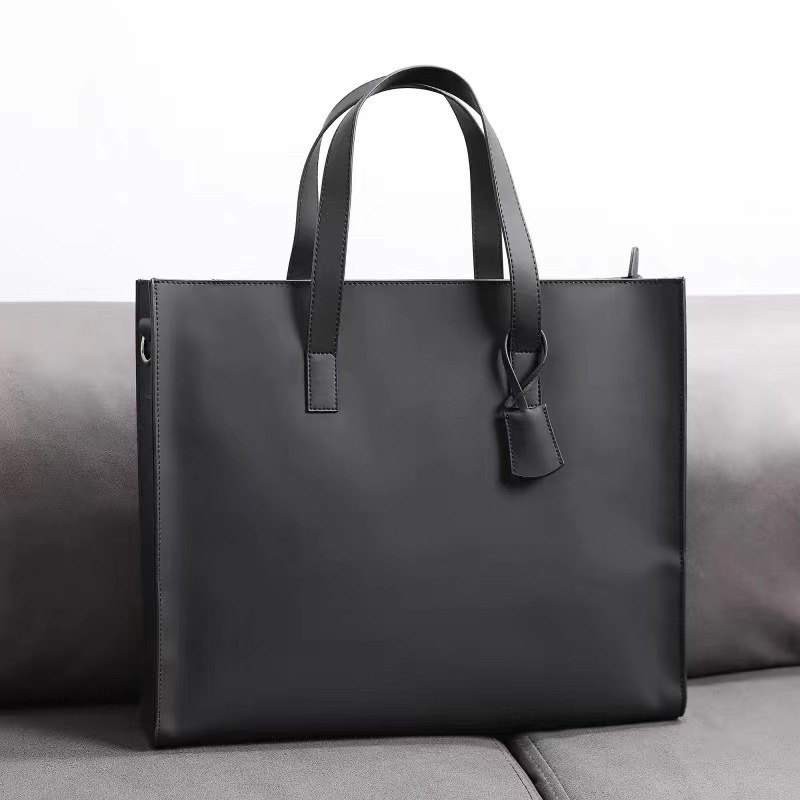 Leather Work Bag Men - Новая мужская сумка 2026 года с