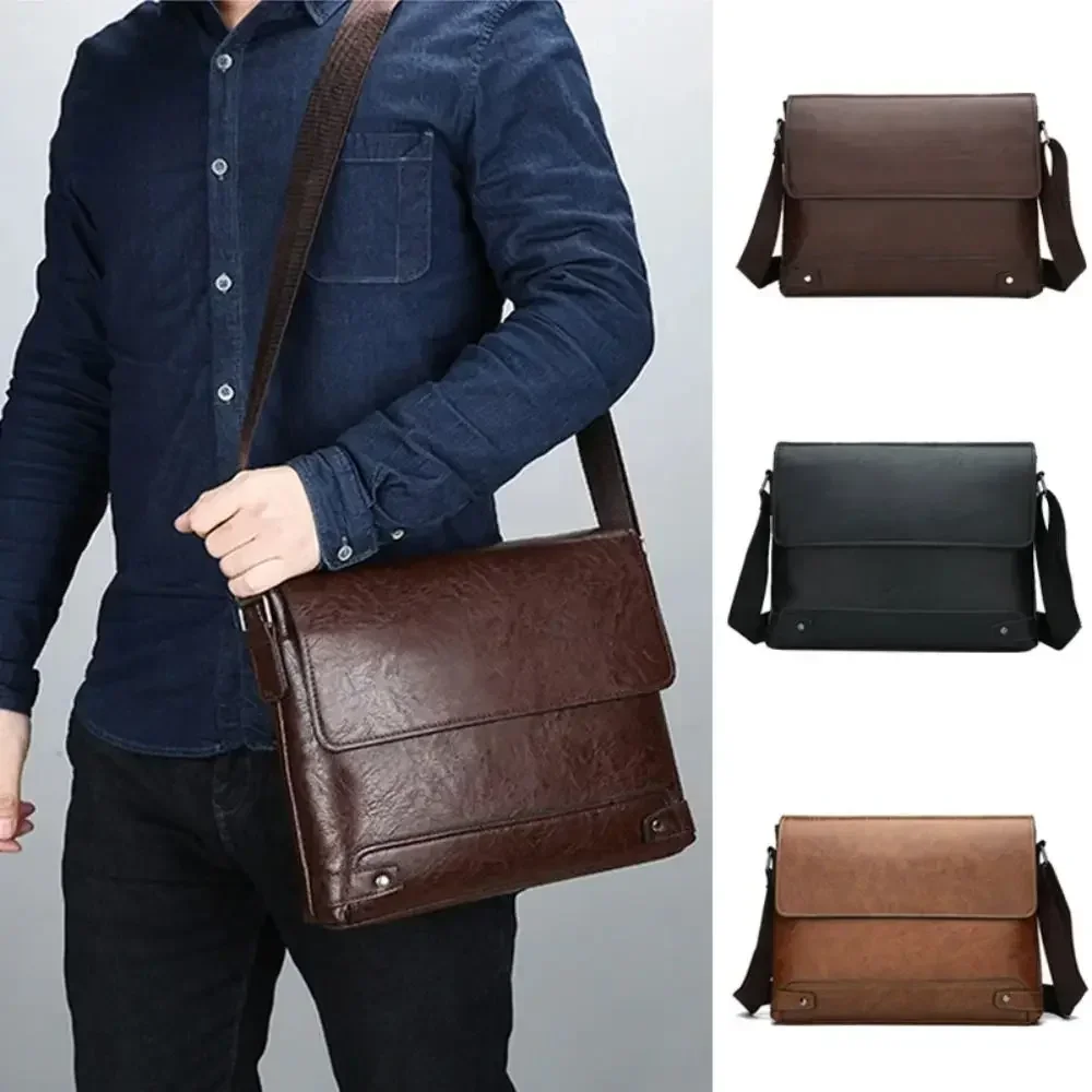 Leatherwork Designs - Мужской портфель из искусственной кожи Tote