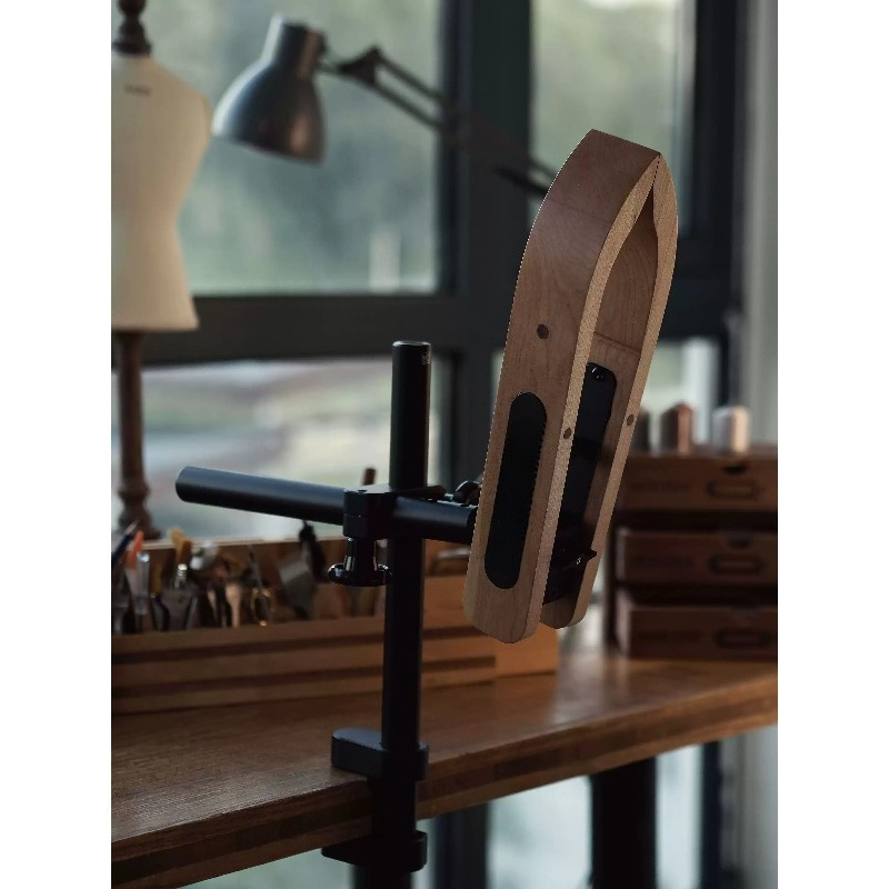 Leatherwork Tools - Деревянная подставка-зажим для шитья кожи, инструмент