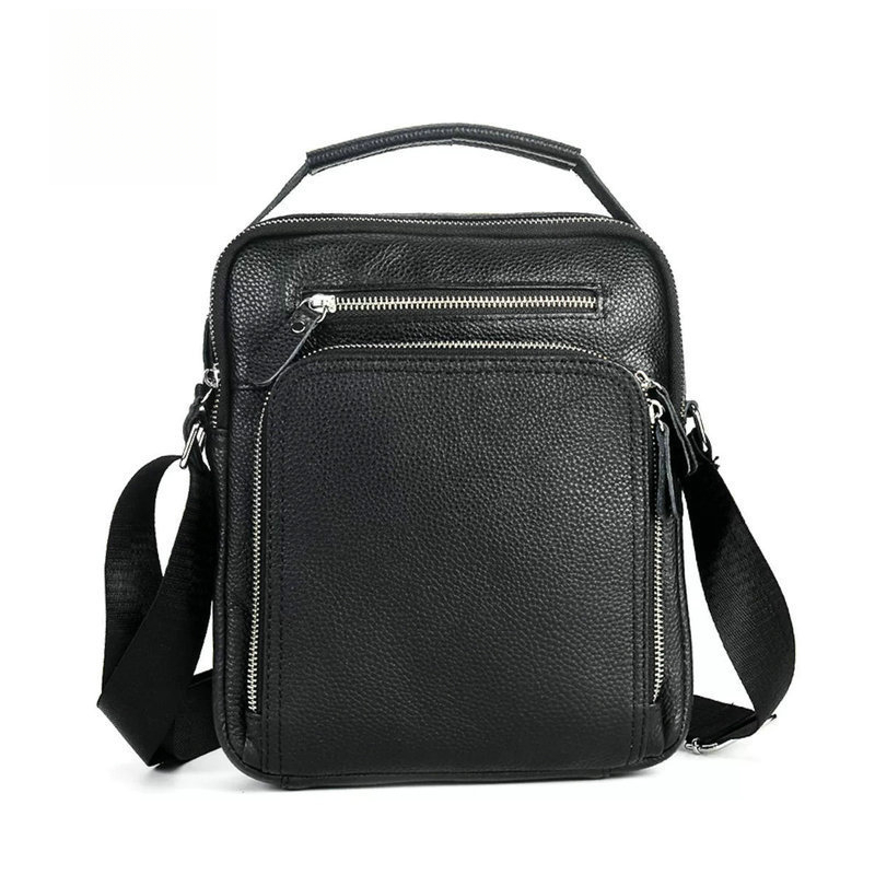 Leather Work Bag Men - Водонепроницаемая мужская сумка из натуральной кожи