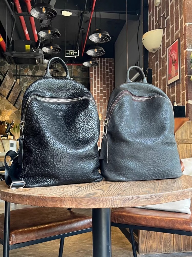 Мягкий повседневный рюкзак из  – обзор и цена Leather Work Bag Men