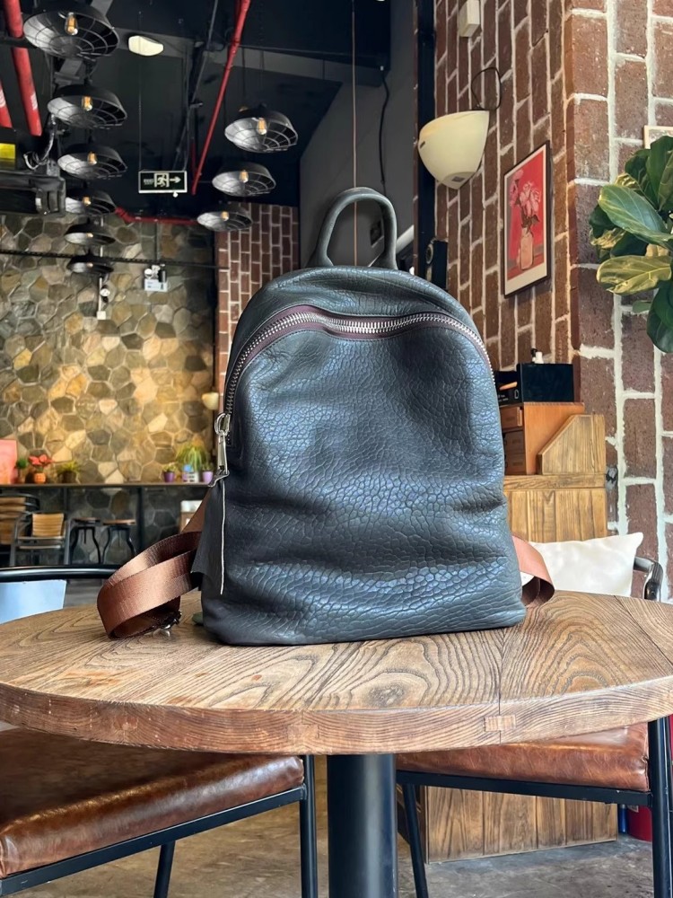 Мягкий повседневный рюкзак из  – обзор и цена Leather Work Bag Men