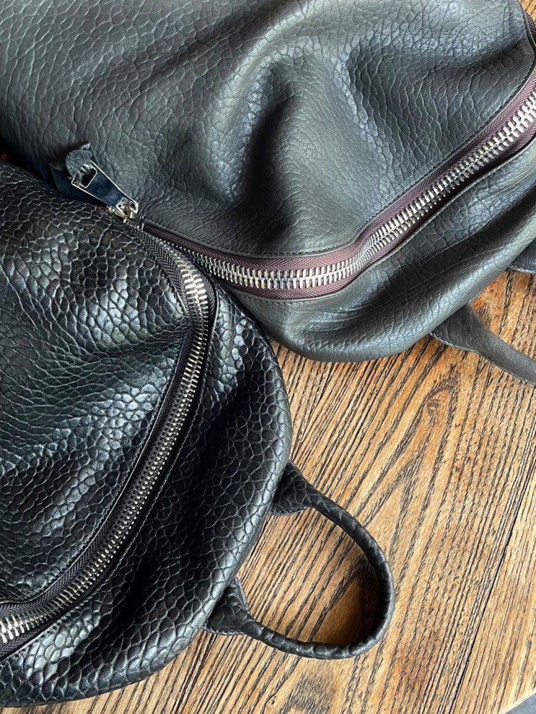 Мягкий повседневный рюкзак из  – обзор и цена Leather Work Bag Men