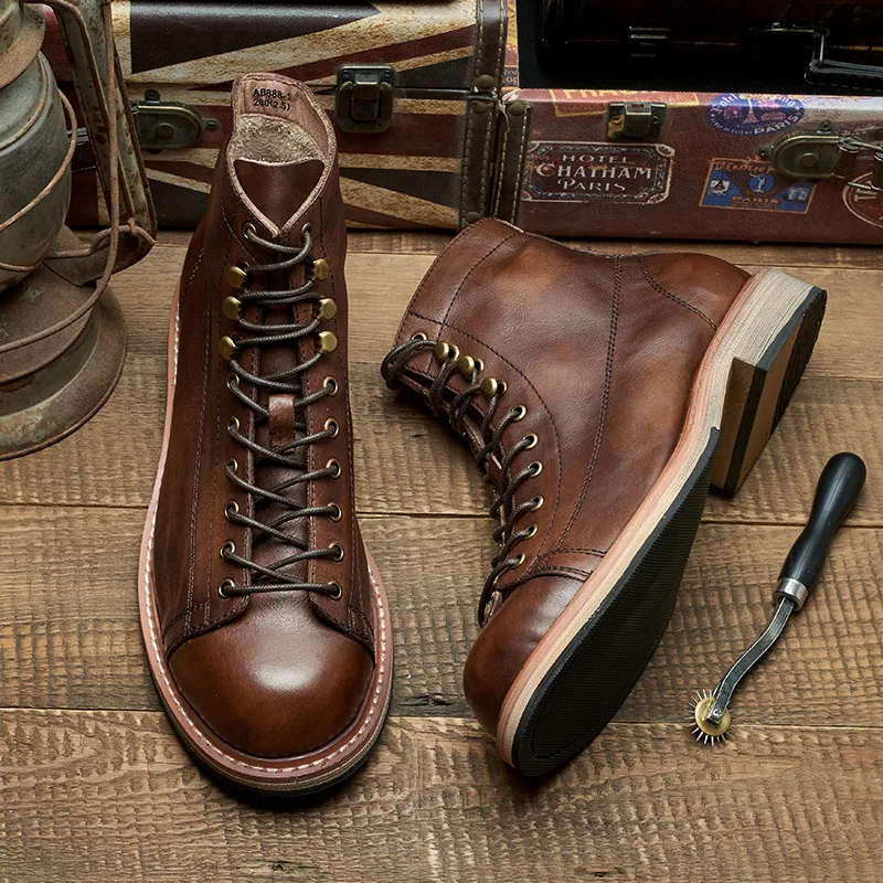 Мужские ботинки ручной работы  – обзор и цена Leatherwork Tools
