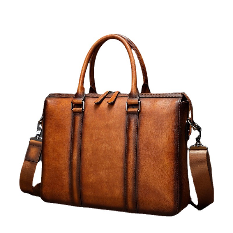 Деловой портфель YETTIES из на – обзор и цена Leather Work Bag Men