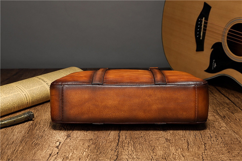 Деловой портфель YETTIES из на – обзор и цена Leather Work Bag Men