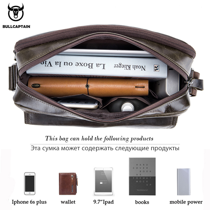 BULLCAPTAIN Мужская сумка чере – обзор и цена Leather Work Bag Men