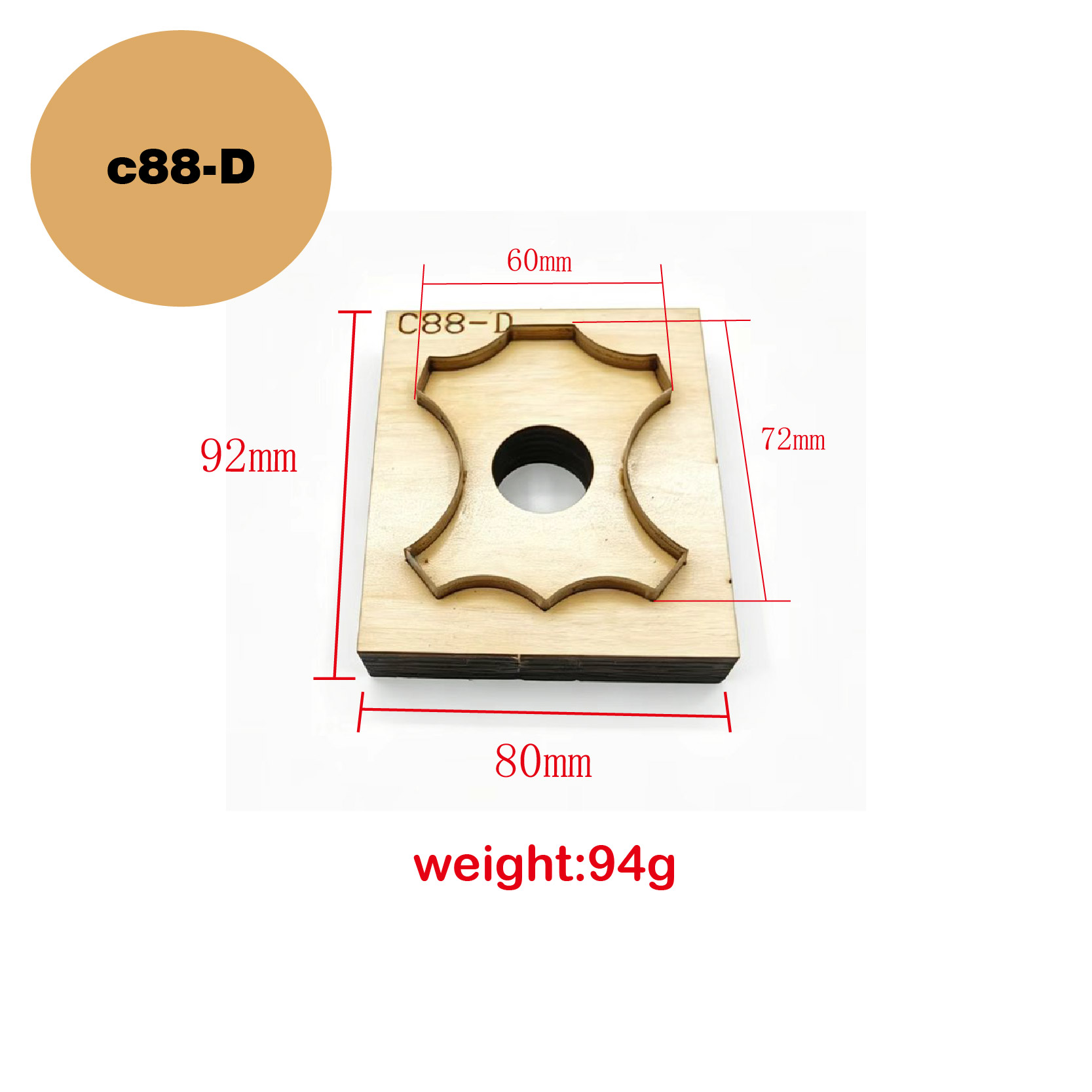 C88 Форма для вырезания из кож – обзор и цена Leatherwork Projects