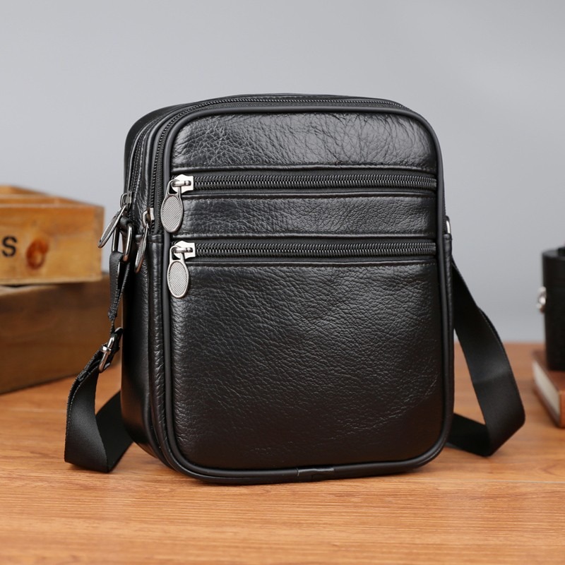 Мужская сумка-мессенджер через – обзор и цена Leather Work Bag Men