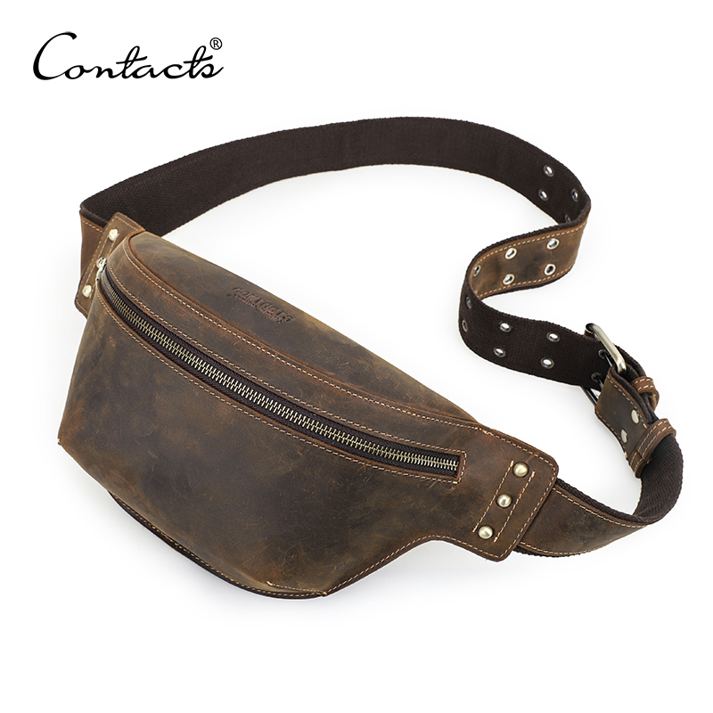 CONTACT'S поясные сумки из нат – обзор и цена Leather Work Bag Men